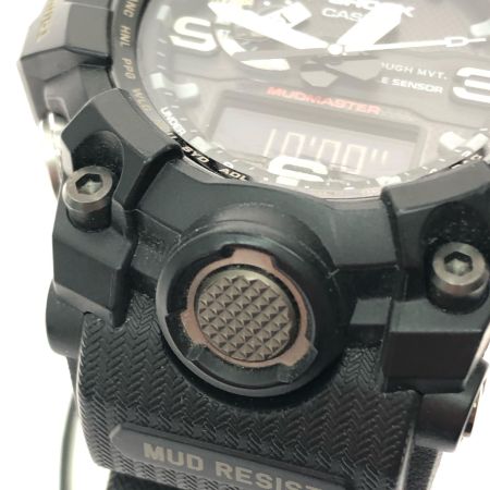  CASIO カシオ メンズ腕時計 デジアナウォッチ 電波ソーラー G-SHOCK Gショック マッドマスター GWG-1000 ブラック