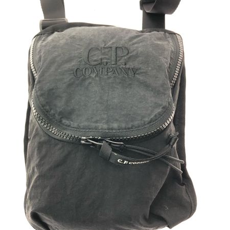  C.P. COMPANY シーピーカンパニー メンズ ショルダーバッグ 刺繍ロゴ ガーメントダイ加工 撥水 クロスボディ 110188G ブラック