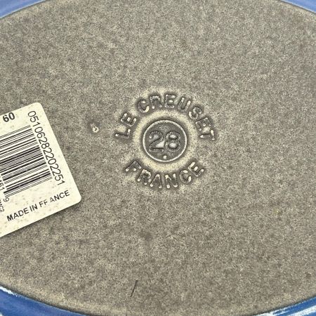  LE CREUSET ルクルーゼ テリーヌオーバル ブルー 28