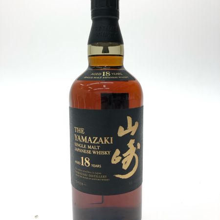 【北海道内限定発送】 SUNTORY  山崎 18年 数量限定 長期熟成 最高峰 希少商品 シングルモルト 700ml 箱入 未開栓