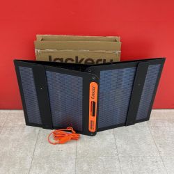 ▼▼ Jackery ソーラーパネル200W JS-200E オレンジ ジャンク品 Dランク