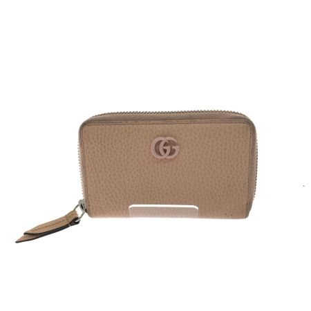  GUCCI グッチ レディース コインケース 小銭入れ ウンドファスナー コンパクトウォレット ダブルG ロゴ 644412 ピンク