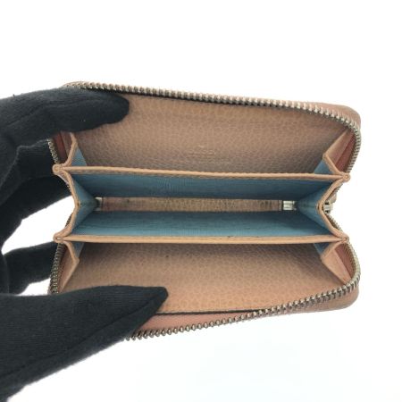  GUCCI グッチ レディース コインケース 小銭入れ ウンドファスナー コンパクトウォレット ダブルG ロゴ 644412 ピンク