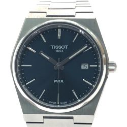 ▼▼ TISSOT ティソ メンズ腕時計 クオーツ PRX パワーマティック ステンレススチール T137410A Bランク