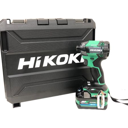  HiKOKI ハイコーキ 充電式 36V コードレスインパクトドライバ 充電器・充電池2個・ケース付 PSEマーク有 WH36DD グリーン