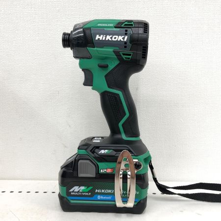  HiKOKI ハイコーキ 充電式 36V コードレスインパクトドライバ 充電器・充電池2個・ケース付 PSEマーク有 WH36DD グリーン