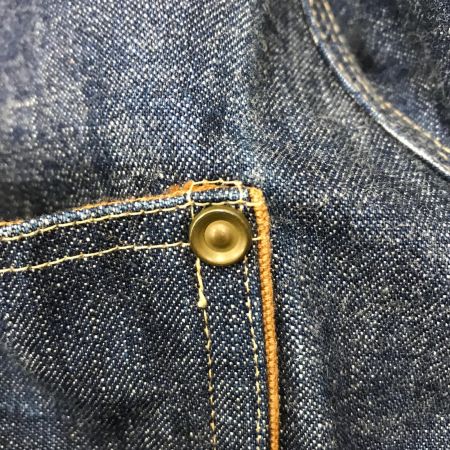  DELUXEWARE デニムシャツ DELUXEWARE ロゴ刺繍 長袖 SIZE M ブルー