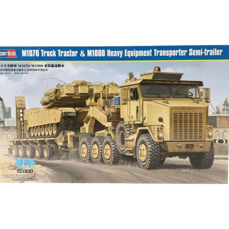 HOBBY BOSS ファイティングヴィークル 1/35 アメリカ陸軍 M1070/M1000 重装備運搬車 85502