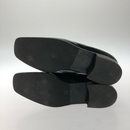  HERMES エルメス レディース ローファー Hロゴ 型押しマーク タバコ臭有 サイズ不明 24cmくらい ブラック