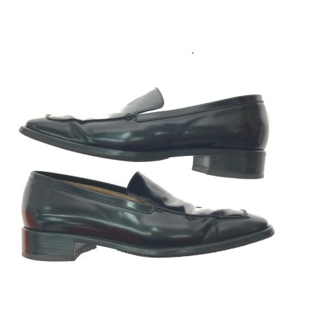  HERMES エルメス レディース ローファー Hロゴ 型押しマーク タバコ臭有 サイズ不明 24cmくらい ブラック