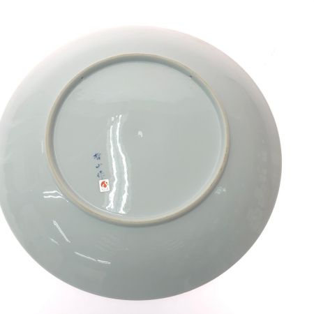   有田焼 哲山作 大皿 額皿 松竹梅 飾皿 色絵 金彩 46cm 共箱入 