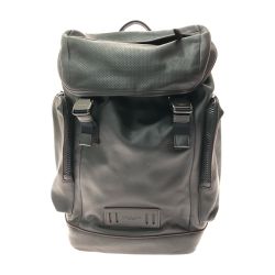 ▼▼ COACH コーチ ユニセックス リュック レンジャー スムース レザー バックパック アウトレット F88870 ブラック Bランク
