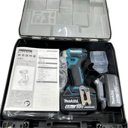 MAKITA マキタ インパクトドライバ コードレス式 18v 充電器・充電池2個・ケース付 TD173D ブルー Sランク