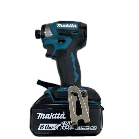 MAKITA マキタ インパクトドライバ コードレス式 18v 充電器・充電池2個・ケース付 TD173D ブルー