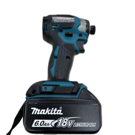 MAKITA マキタ インパクトドライバ コードレス式 18v 充電器・充電池2個・ケース付 TD173D ブルー