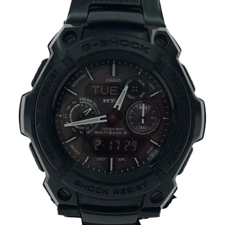  CASIO カシオ メンズ腕時計 電波ソーラー デジアナウォッチ G-SHOCK MT-G  MTG-1500 ブラック
