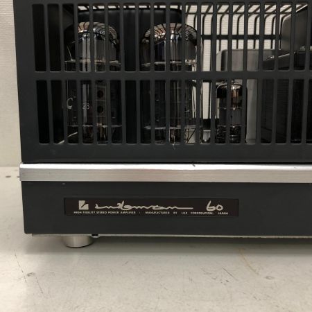  LUXMAN ラックスマン パワーアンプ 管球式 真空管アンプ  MQ60