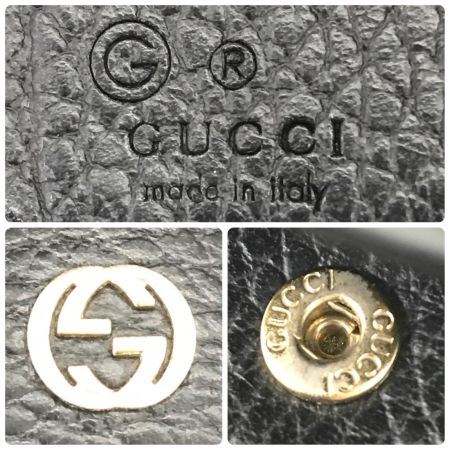  GUCCI グッチ 財布 レザー 大容量 ラウンドファスナー長財布 449397 ブラック