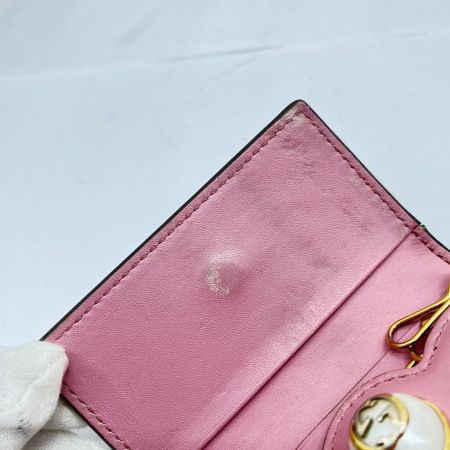  GUCCI グッチ キーケース GGスプリーム ６連キーケース 431479 ベージュ×ピンク
