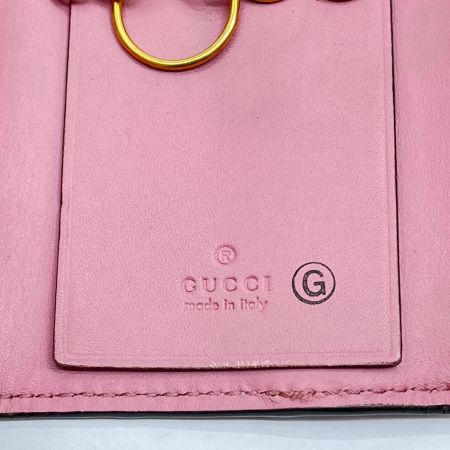  GUCCI グッチ キーケース GGスプリーム ６連キーケース 431479 ベージュ×ピンク