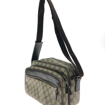  GUCCI グッチ レディース ショルダーバッグ GGスプリーム 斜め掛け 114531 ブラウン