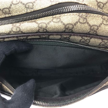  GUCCI グッチ レディース ショルダーバッグ GGスプリーム 斜め掛け 114531 ブラウン