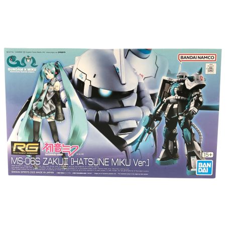  BANDAI バンダイ プレミアムバンダイ限定 機動戦士ガンダム 1/144 RG MS-06S ザクII  初音ミクVer.