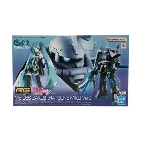  BANDAI バンダイ プレミアムバンダイ限定 機動戦士ガンダム 1/144 RG MS-06S ザクII  初音ミクVer.