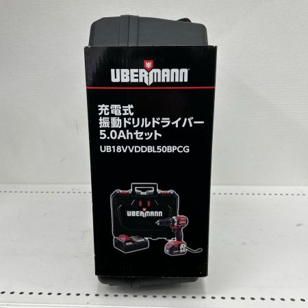  UBERMANN 充電式振動ドリルドライバー PSEマーク有 UB18VVDDBL50BPCG
