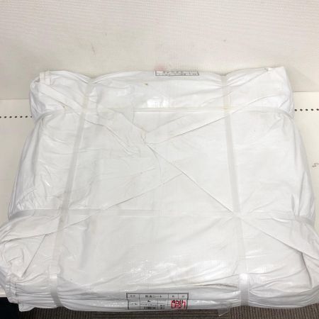   メーカー不明 防炎シート 白 5.4ｘ7.2m 450P 1枚 工事現場 野積み 防砂 災害 防災 備蓄 養生シート