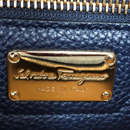  Salvatore Ferragamo サルヴァトーレフェラガモ レディース 2WAY ハンドバッグ エイミー  FE21 F478 ネイビー