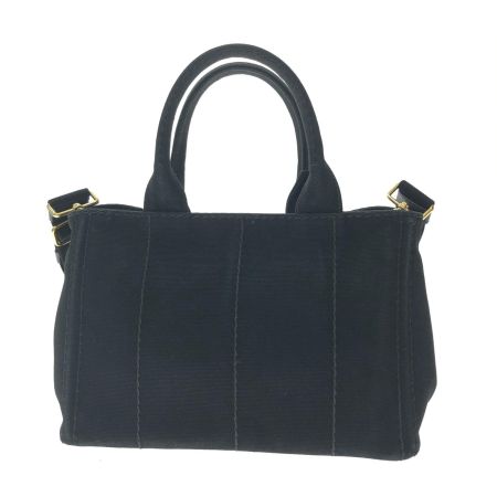  PRADA プラダ レディース トートバッグ カナパトート キャンバス ブラック
