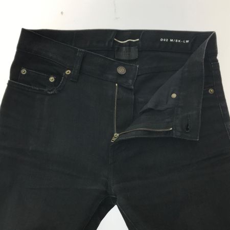  SAINT LAURENT(Yves Saint Laurent) ダメージデニムパンツ SIZE 28 391659 ブラック