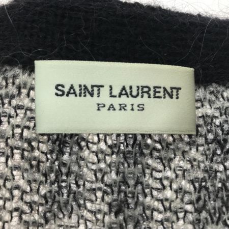  SAINT LAURENT(Yves Saint Laurent) モヘヤニット カーディガン SIZE XS レオパード柄 331074