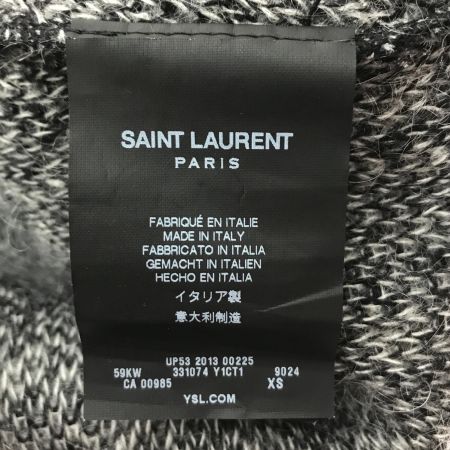  SAINT LAURENT(Yves Saint Laurent) モヘヤニット カーディガン SIZE XS レオパード柄 331074