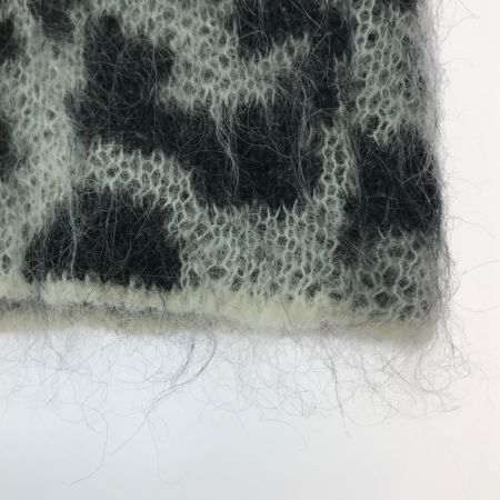  SAINT LAURENT(Yves Saint Laurent) モヘヤニット カーディガン SIZE XS レオパード柄 331074