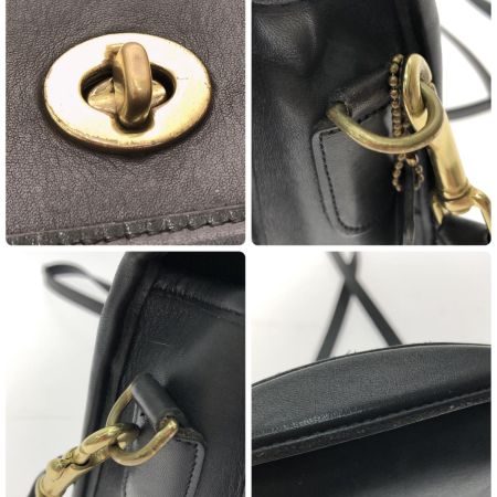  COACH コーチ レディース 2WAYバッグ ショルダーバッグ オールドコーチ レザー 306 ブラック