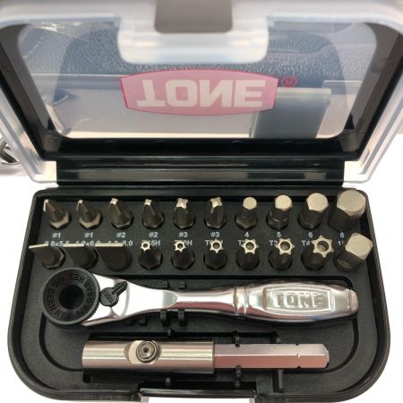  TONE トネ 首振りラチェットめがねレンチビットラチェットセット  RMF700BR-Y