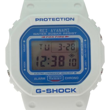  CASIO カシオ メンズ腕時計 クオーツ G-SHOCK デジタルウォッチ エヴァンゲリオンコラボ 綾波レイ DW-5600VT