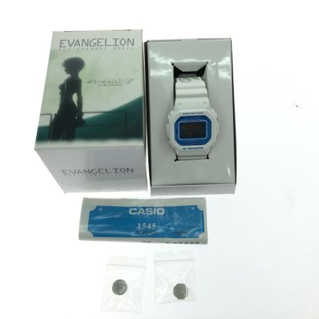  CASIO カシオ メンズ腕時計 クオーツ G-SHOCK デジタルウォッチ エヴァンゲリオンコラボ 綾波レイ DW-5600VT