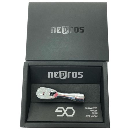  KTC ケーティーシー ハンドツール ミラーネプロス 9.5sq. コンパクトショートラチェットハンドル NBRC390S