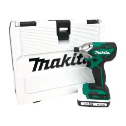 ▼▼ MAKITA マキタ 電動工具 コードレス式 18V 充電式インパクトドライバ 充電器・充電池2個・ケース付 PSEマーク有 MTD002D Aランク