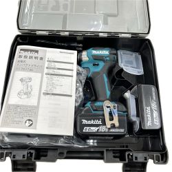 MAKITA マキタ インパクトドライバ コードレス式 18v 充電器・充電池2個・ケース付 TD173DRGX ブルー Sランク