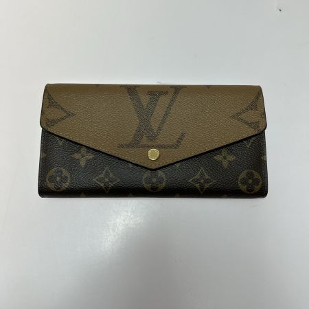  LOUIS VUITTON ルイヴィトン ポルトフォイユ・サラ 長財布 M80726 ブラウン ICチップ