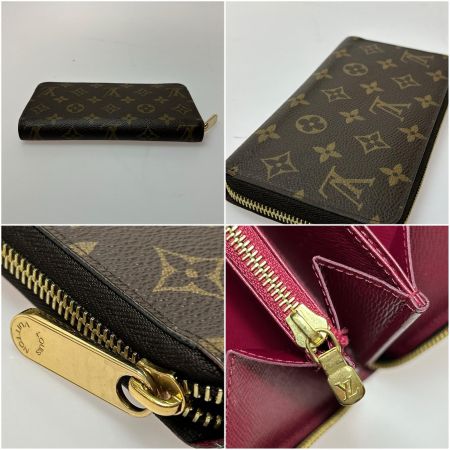  LOUIS VUITTON ルイヴィトン ラウンドファスナー長財布 モノグラム ジッピーウォレット フューシャ M41895