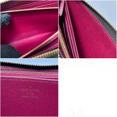  LOUIS VUITTON ルイヴィトン ラウンドファスナー長財布 モノグラム ジッピーウォレット フューシャ M41895