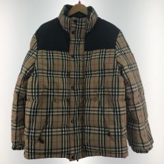  BURBERRY LONDON バーバリーロンドン ダウンジャケット SIZE M リバーシブル 8018862 ベージュ Bランク
