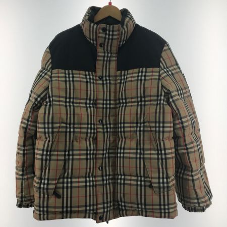  BURBERRY LONDON バーバリーロンドン ダウンジャケット SIZE M リバーシブル 8018862 ベージュ