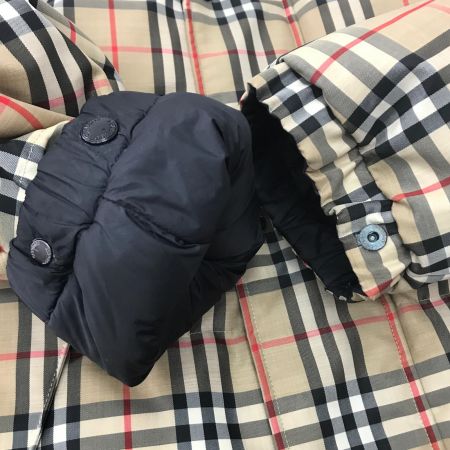  BURBERRY LONDON バーバリーロンドン ダウンジャケット SIZE M リバーシブル 8018862 ベージュ