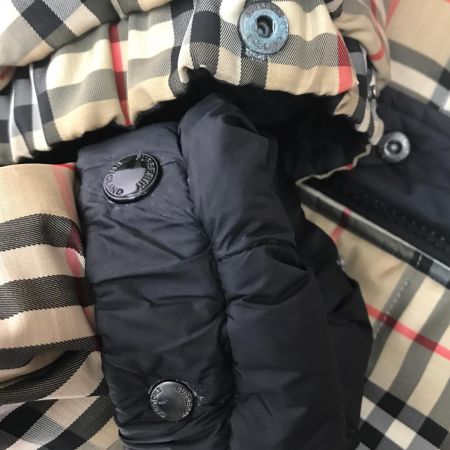  BURBERRY LONDON バーバリーロンドン ダウンジャケット SIZE M リバーシブル 8018862 ベージュ